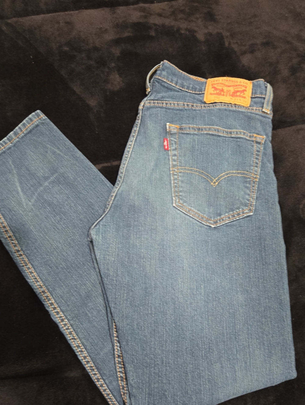 Levi's Skinny Jeans in Medium Blue Denim